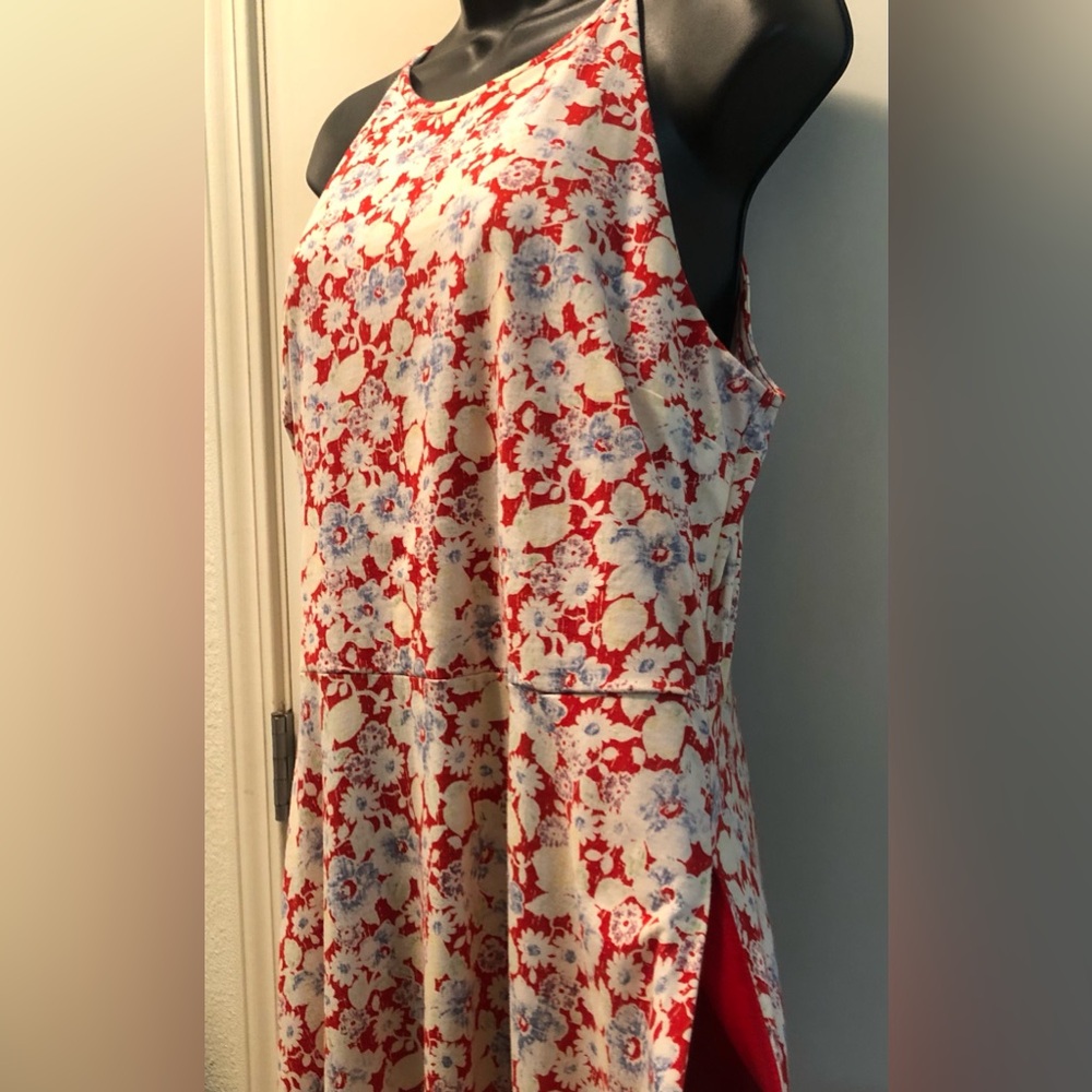 CHAPS FLORAL MAXI. Sz L - Picture 6 of 9